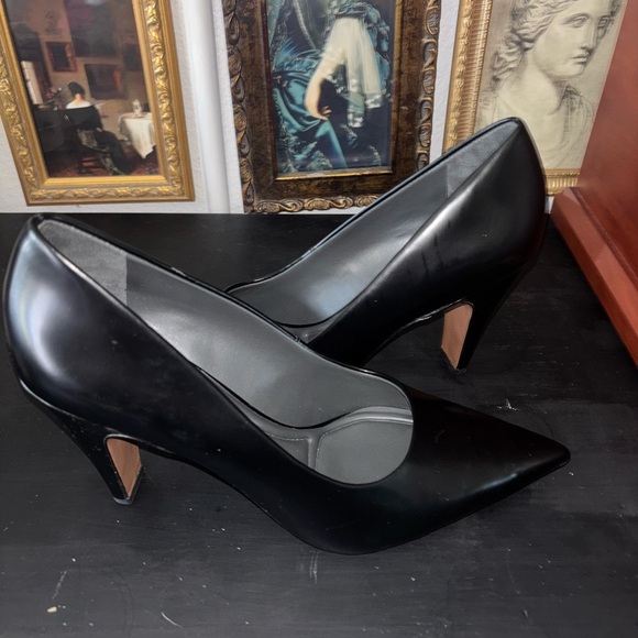 SARTO By Franco Sarto Black Leather Heels - Picture 3 of 6